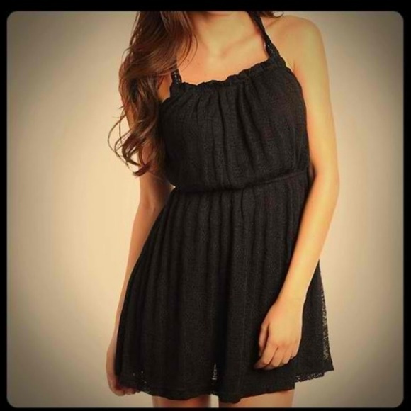Dresses & Skirts - Black Crochet Summer Dress